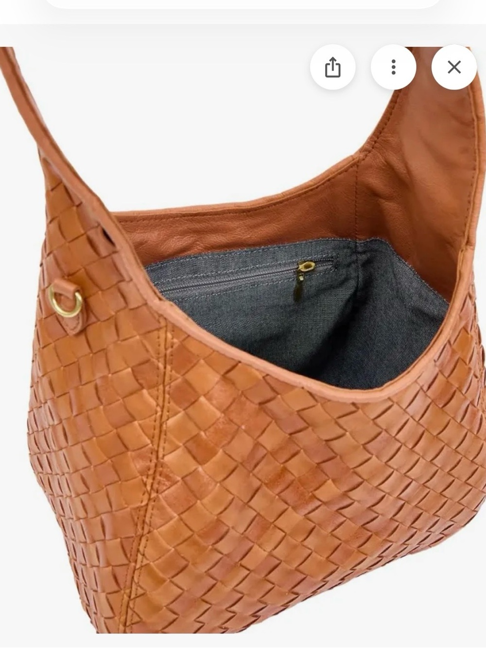 Clare V Woven Leather Shoulder Bag - Tan. Brand new - Picture 2 of 4